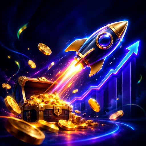 Gráfico de multiplicador subindo em uma rodada de jogo de crash