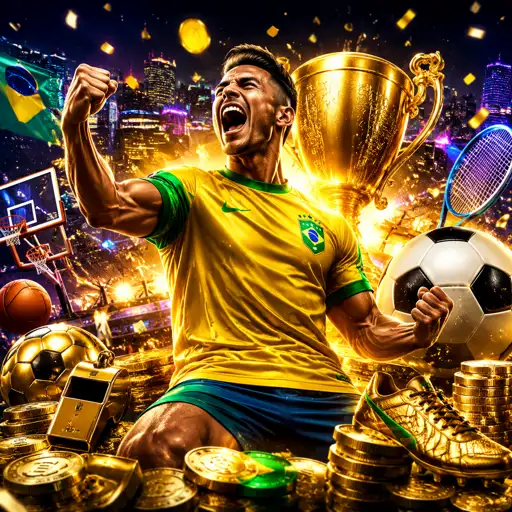 Lance de partida de futebol acompanhado em tempo real no painel de apostas esportivas